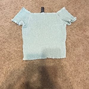 Forever 21 off shoulder crop top